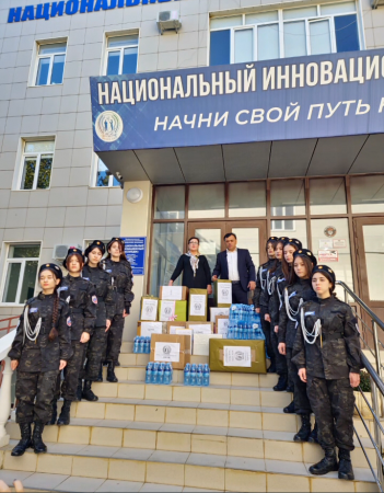 Студенты ПОАНО "НИК" отправили очередную партию гуманитарного груза участникам специальной военной о...